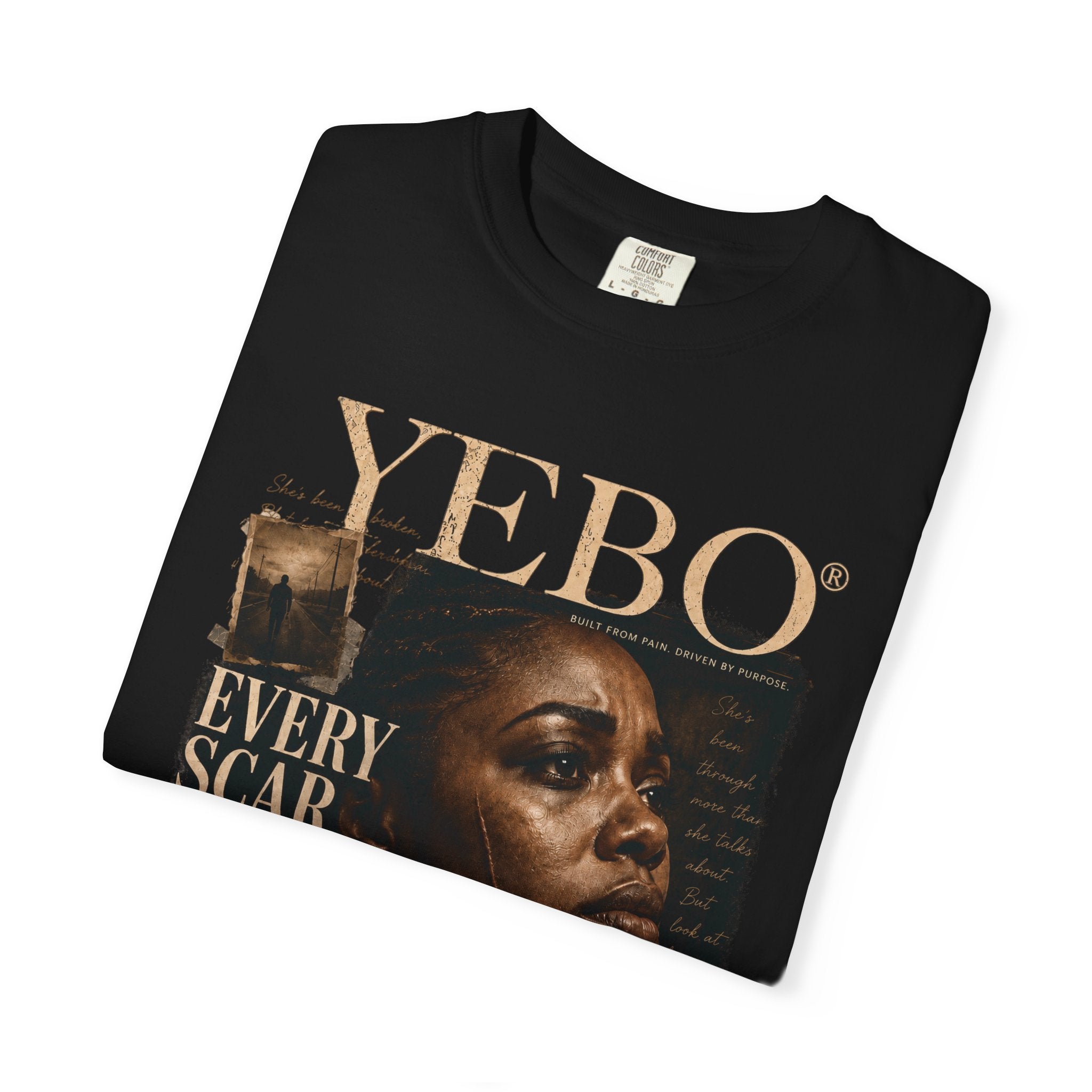YEBO® Every Scar Tells a Story Women’s Resilience Graphic Tee
