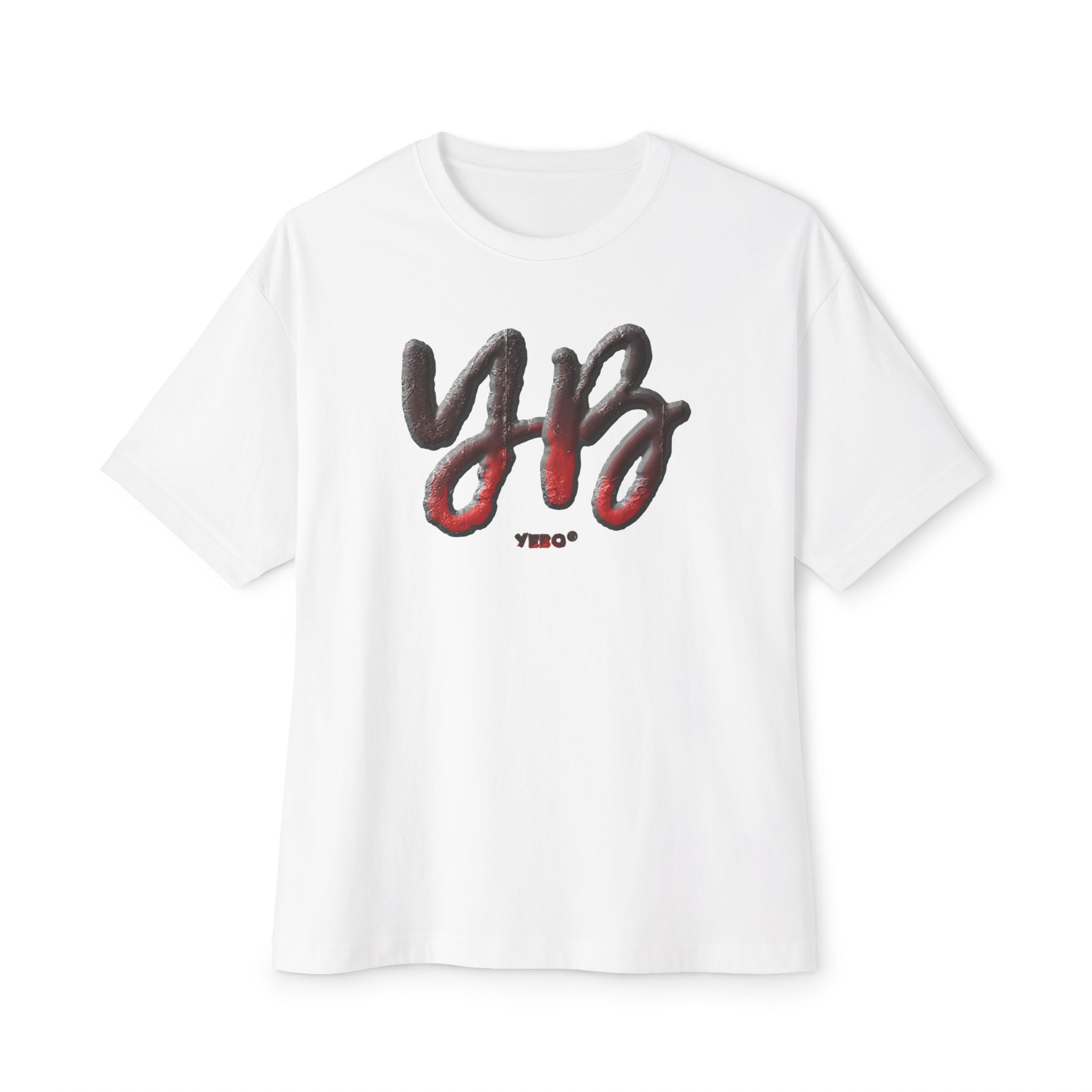 Africa Map Graphic Tee — YEBO® Rasta Colors Oversized T-Shirt