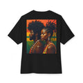 Afro Pride YEBO Boxy Tee — Colorful Afrocentric Back Graphic