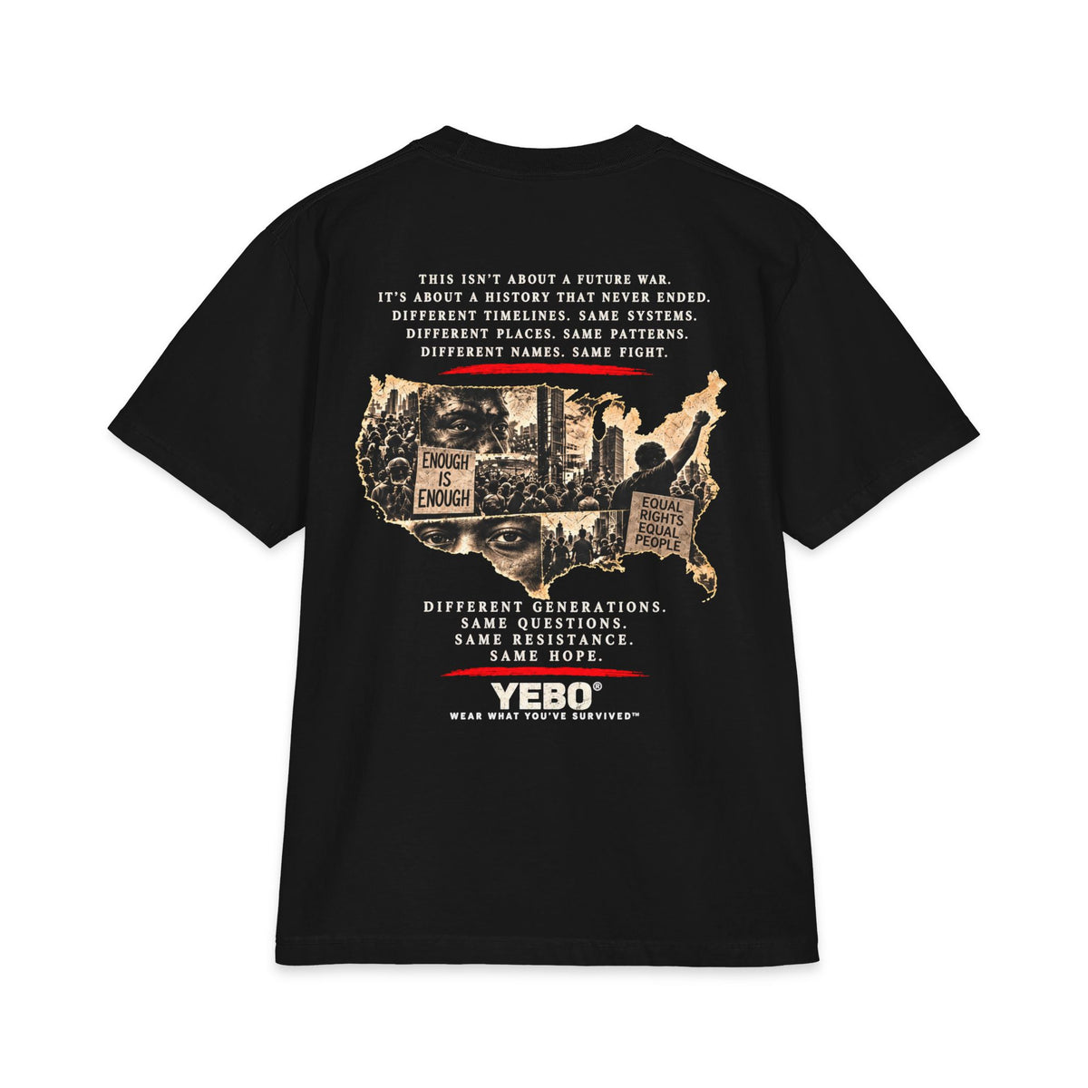 YEBO® | The War Isn't Coming. It's Already Started. — Heavyweight Archive Tee