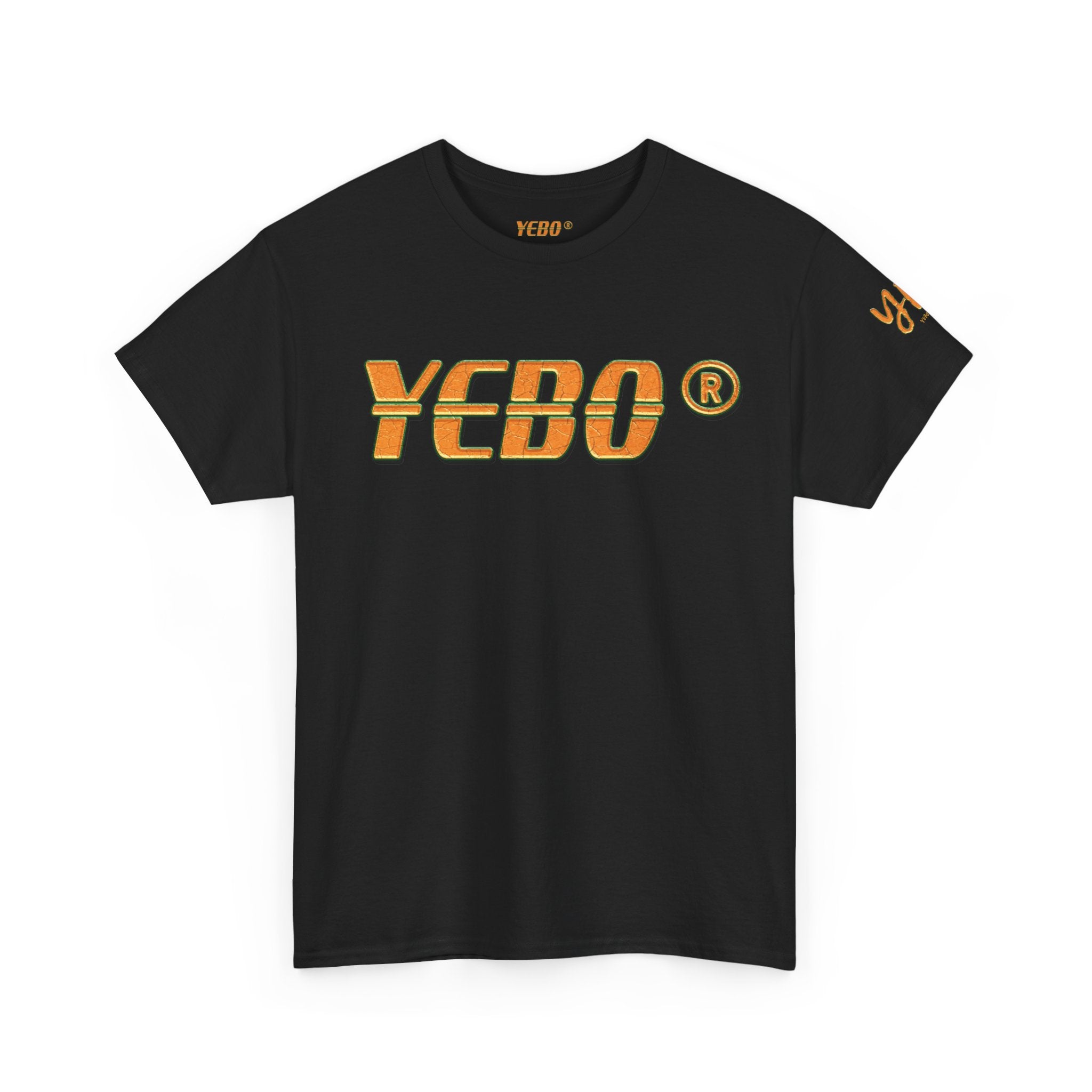 Graphic Tee — 'YEBO' Logo Front & Afrocentric Portrait Back