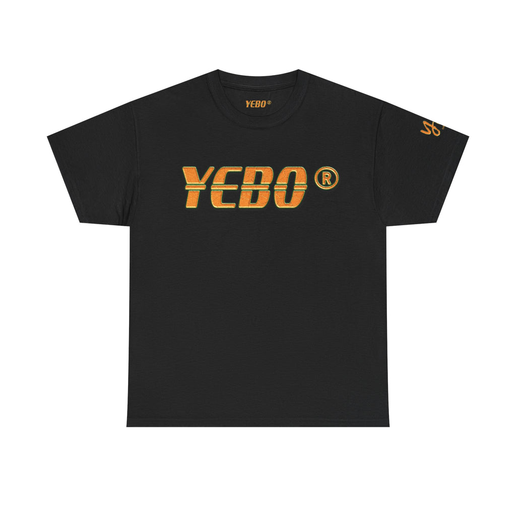 Graphic Tee — 'YEBO' Logo Front & Afrocentric Portrait Back