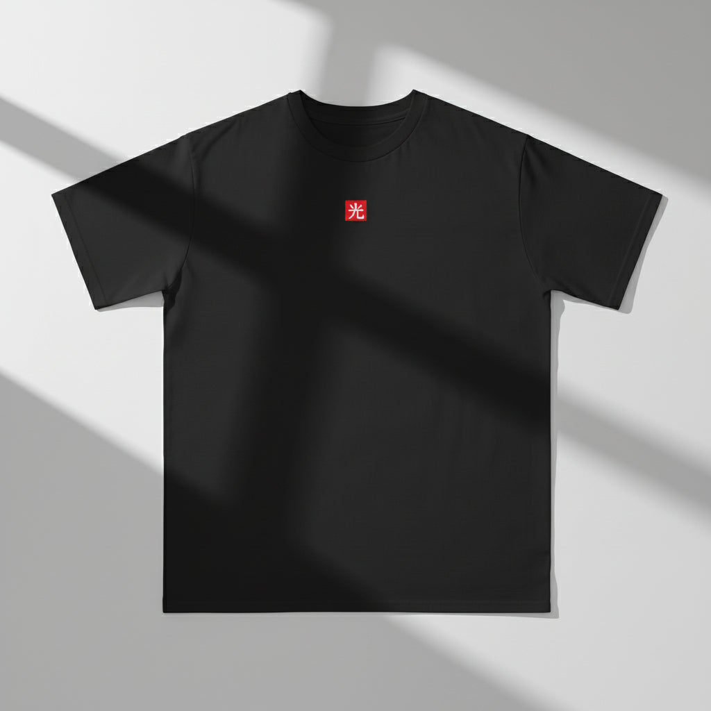 TSUMUGI HIKARI™ Organic Kanji Tee – Minimalist Streetwear Shirt