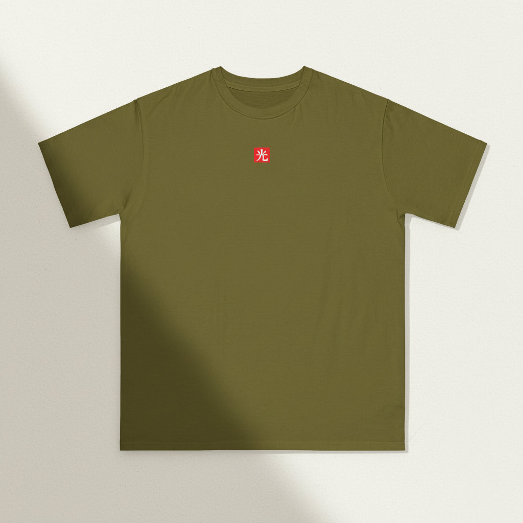 TSUMUGI HIKARI™ Organic Kanji Tee – Minimalist Streetwear Shirt