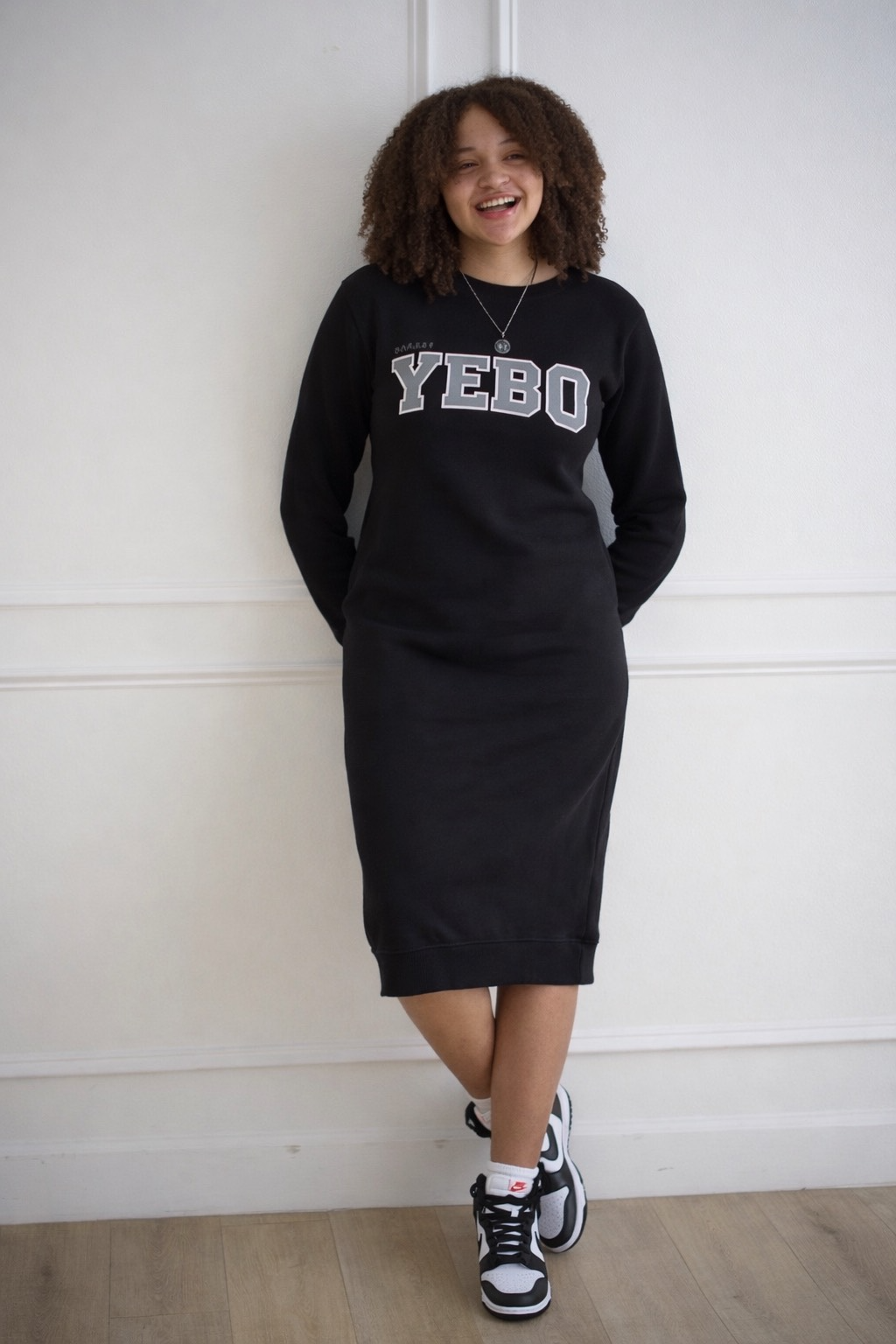 YEBO® Women’s Collegiate Lounge Dress – Soft Strength Edition
